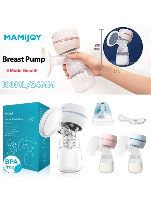 MAMIJOY Электрический молокоотсос Dr.isla 220V WHITE, белый, фото 2