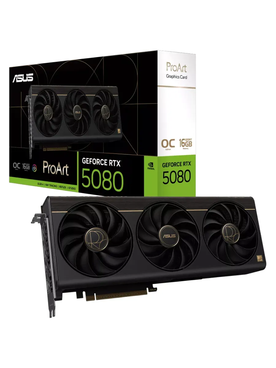 Asus Видеокарта GeForce RTX 5080 ProArt OC Edition, 16 ГБ