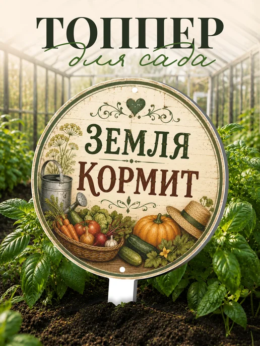 0_ok.rilART Фигурка для сада Овощи - Урожай, зеленый