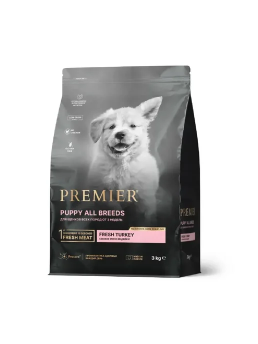 Сухой корм PREMIER Dog для собак, щенки, индейка, 3 кг, фото 2