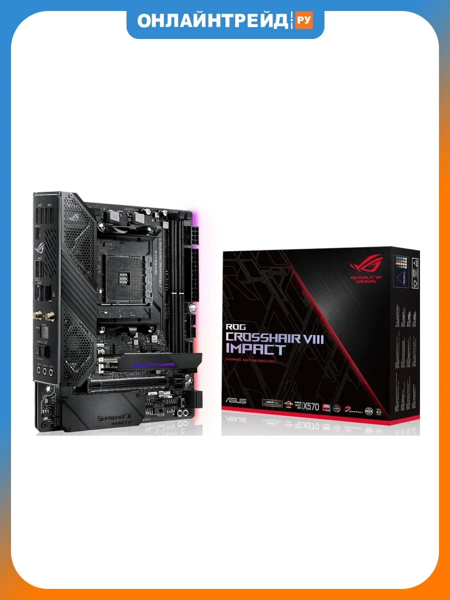 Asus Материнская плата ROG CROSSHAIR VIII IMPACT (AM4, mDTX)