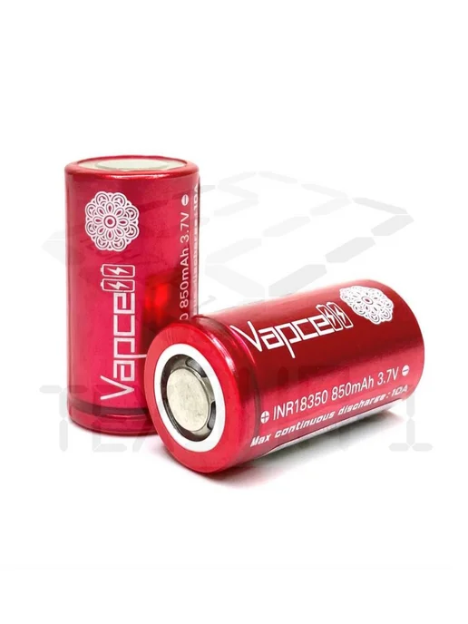18350 Аккумулятор Vapcell Li-ion 3.7V 850mAh 2 шт, 850 мАч, 2 шт, фото 3
