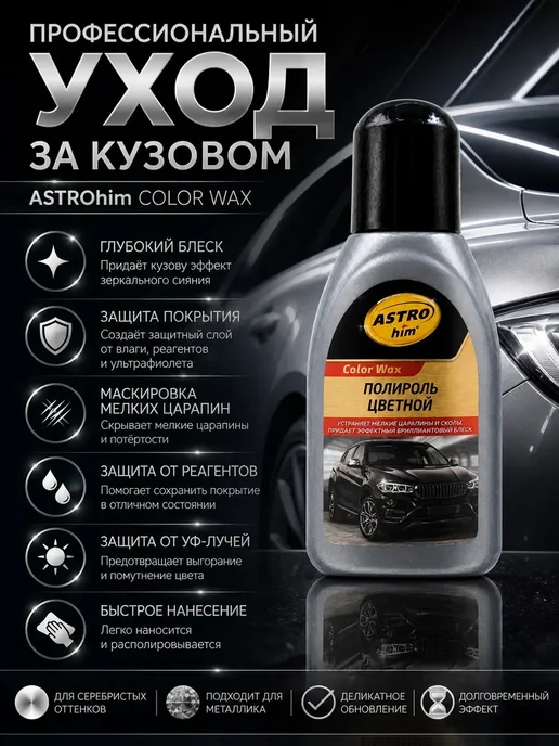 Айпери Цветной полироль для автомобиля, 250 мл, фото 3