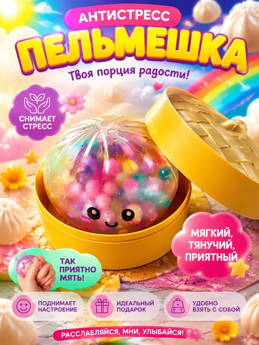 Сквиш Пельмень Антистресс Орбизы