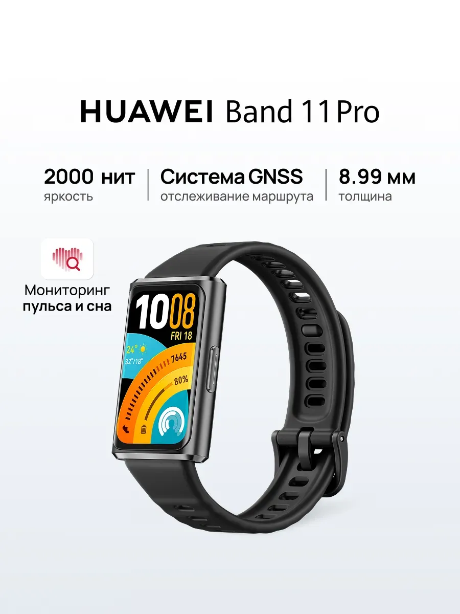 Huawei Смарт часы Band 11 Pro Черный