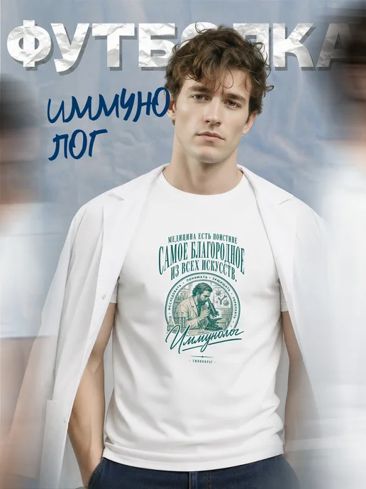 Футболка иммунолога