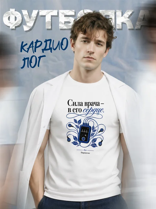 Футболка кардиолога