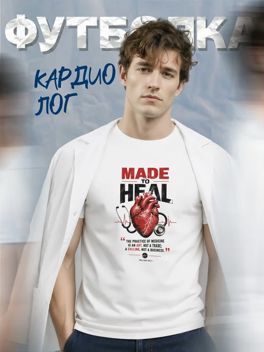 Футболка кардиолога