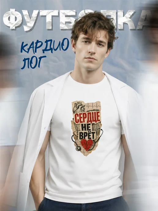 Футболка кардиолога