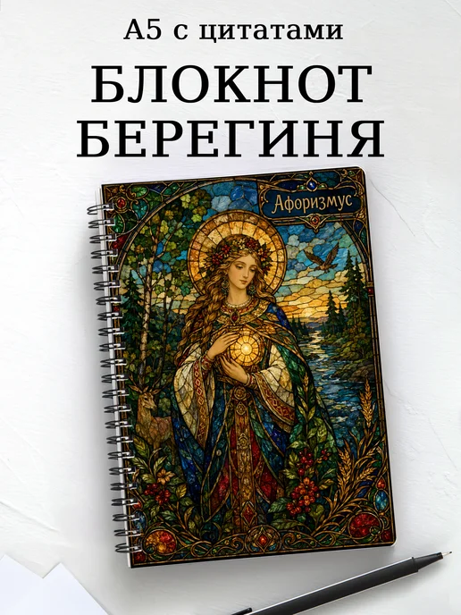 Блокнот Берегиня с мотивирующими цитатами