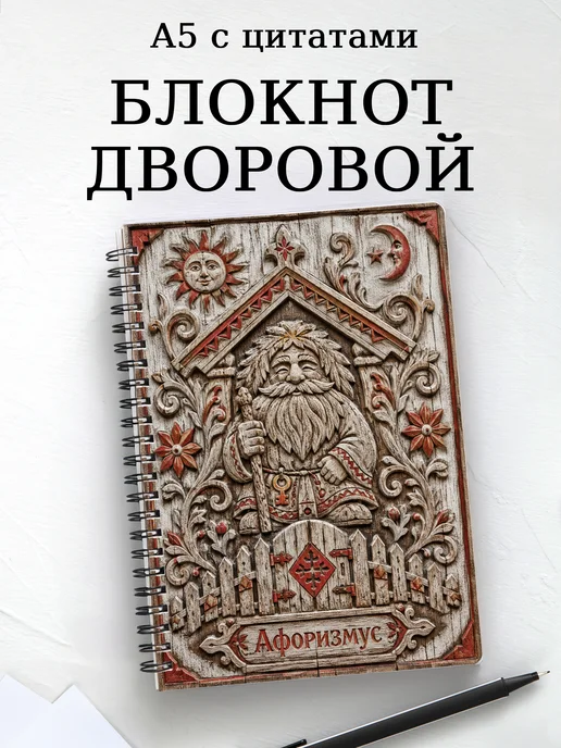 Блокнот Дворовой с мотивирующими цитатами