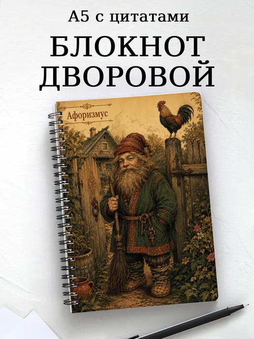 Блокнот Дворовой с мотивирующими цитатами