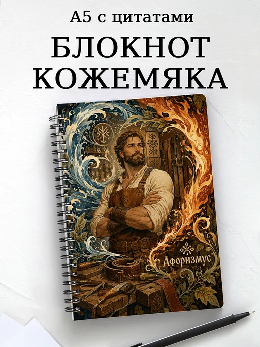 Блокнот Кожемяка с мотивирующими цитатами