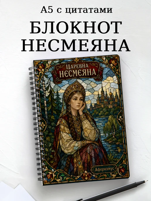 Блокнот Несмеяна с мотивирующими цитатами