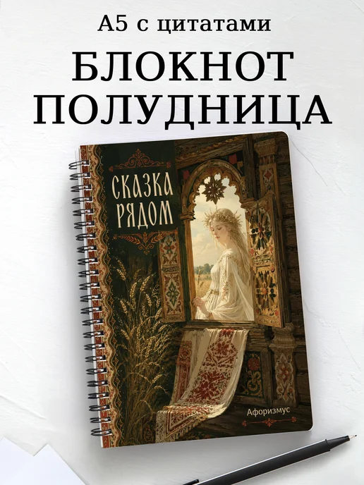 Блокнот Полудница с мотивирующими цитатами