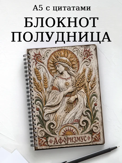 Блокнот Полудница с мотивирующими цитатами