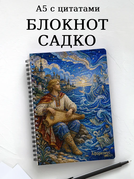 Блокнот Садко с мотивирующими цитатами