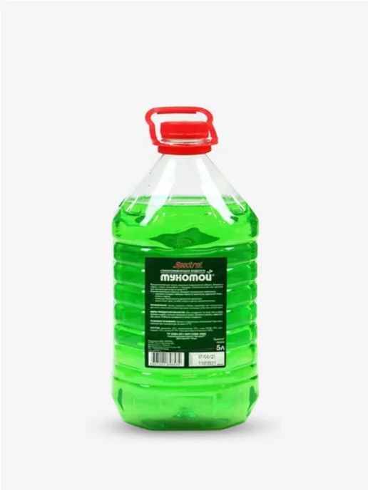 SPECTROL Стеклоомывающая жидкость для стекол Мухомой 5 л, 5 л, фото 5