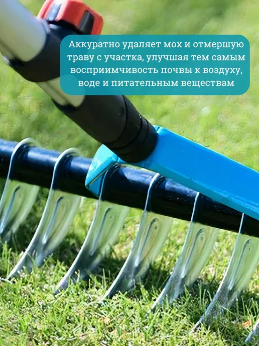 Gardena Прореживатель 3391гардена для удаления мха и соломы с газона, вариант, фото 2