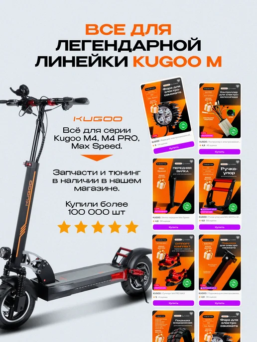 KUGOO Гнездо заряда V3 Pro Plus V3 Pro Max, вариант, фото 7