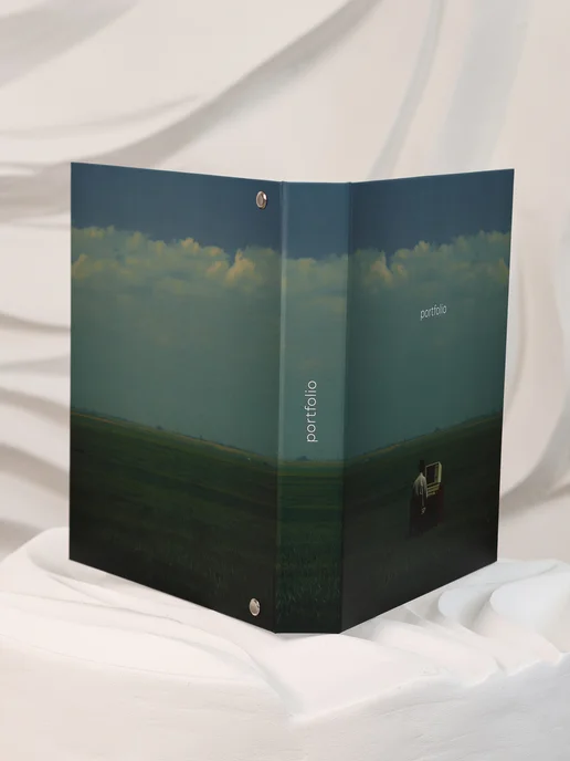 Glorybook Папка "Портфолио" с кольцевым механизмом, А4, зеленый, фото 3