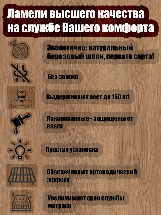 Ламели Шоп Ламель мебельная 515 60 8 3 шт, +держатели упорный 6 шт, 3 шт, 6 шт, фото 3