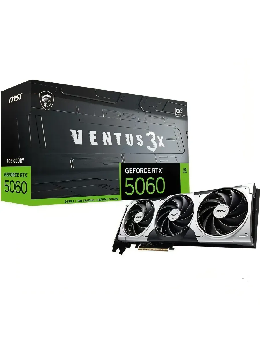 MSI видеокарта RTX5060 OC 8G VENYUS 3X