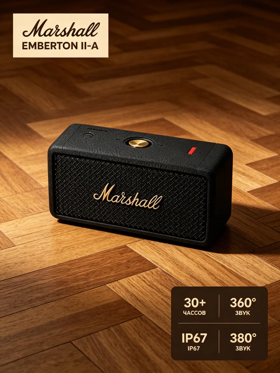 MARSHALL Колонка Emberton II премиум-класса