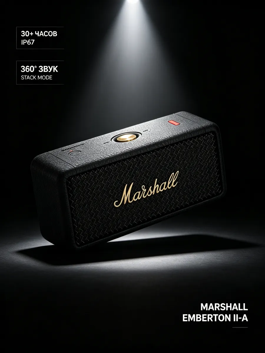 MARSHALL Колонка Emberton II с басами