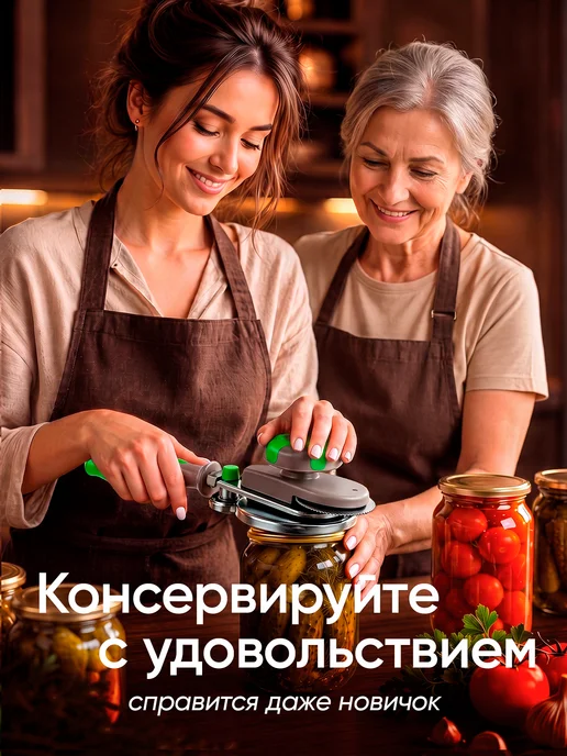 МКВИК - ПЛАСТ Закаточная машинка для консервирования банок, вариант, фото 4