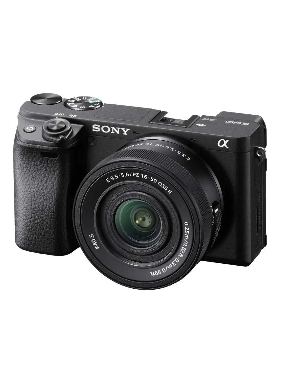 SONY фотоаппарат Alpha ILCE-A6400 Kit E PZ 16-50mm OSS II