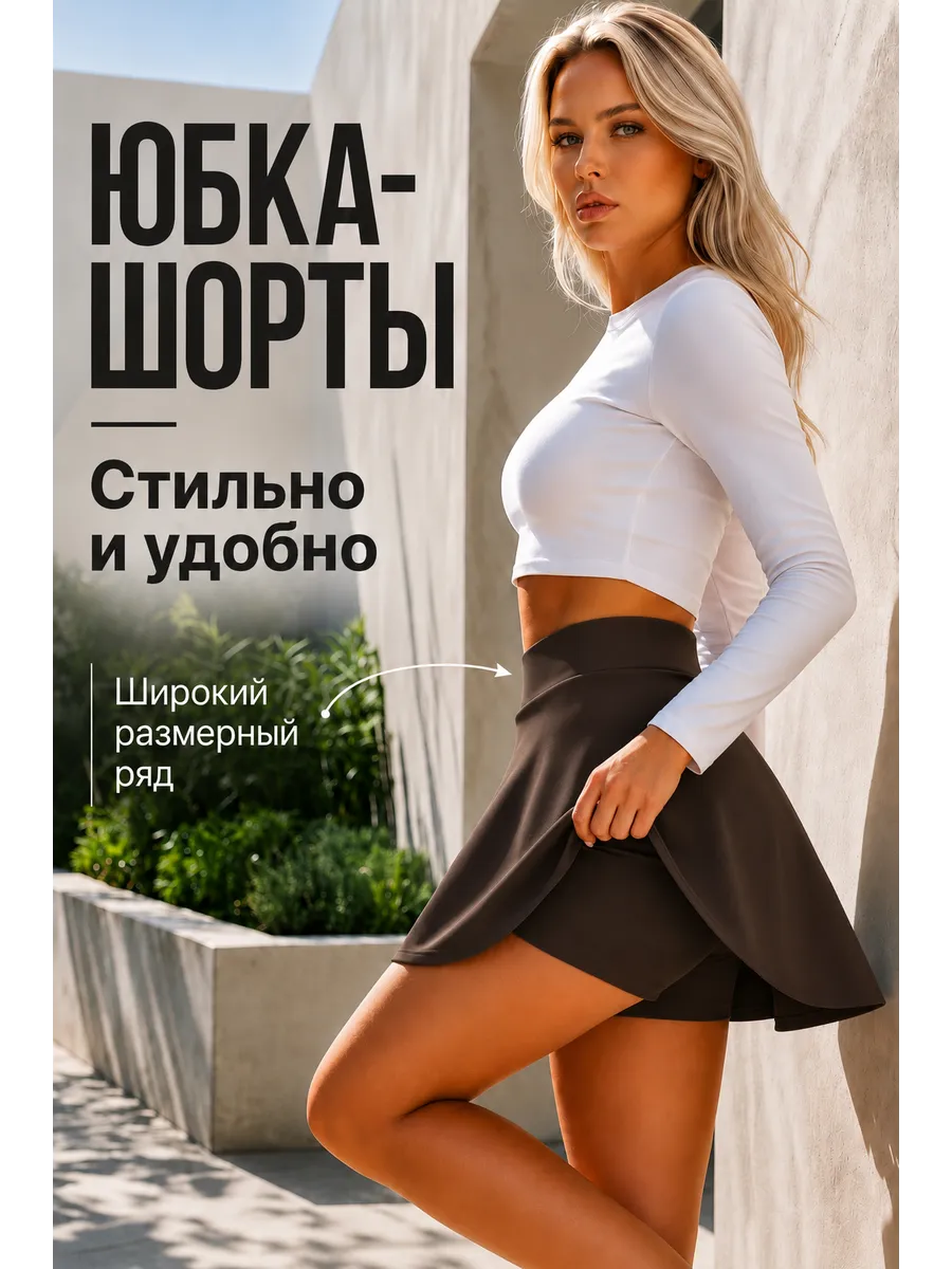 Юбка шорты