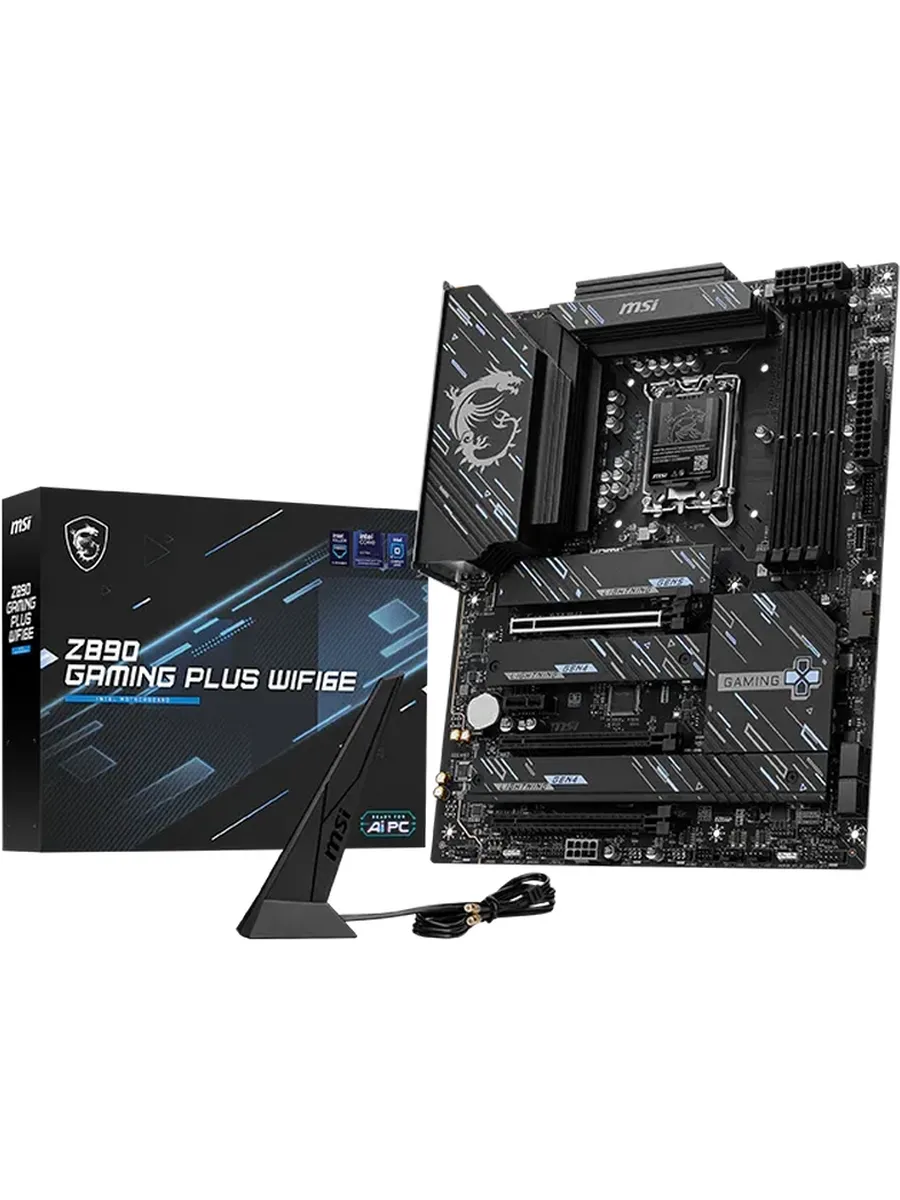 Материнская плата Z890 GAMING PLUS WIFI6E MSI 1179459440 купить за 39 780 ₽ в интернет‑магазине Wildberries