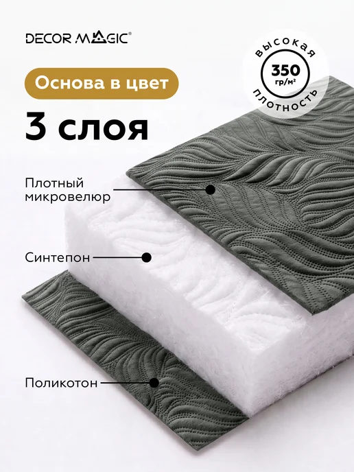 DECOR MAGIC Покрывало на диван 120х200 см MINI FLOW GREY, 120x200 см, фото 5