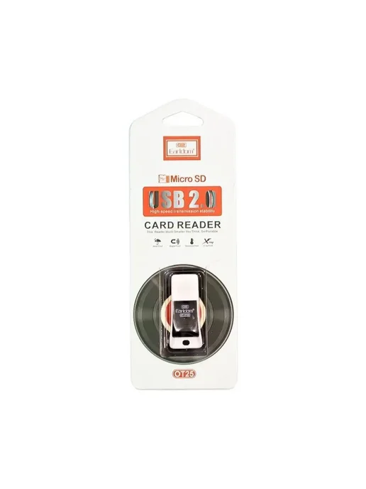 Batme Картридер для карт памяти, телефона micro SD на usb, черный, фото 2