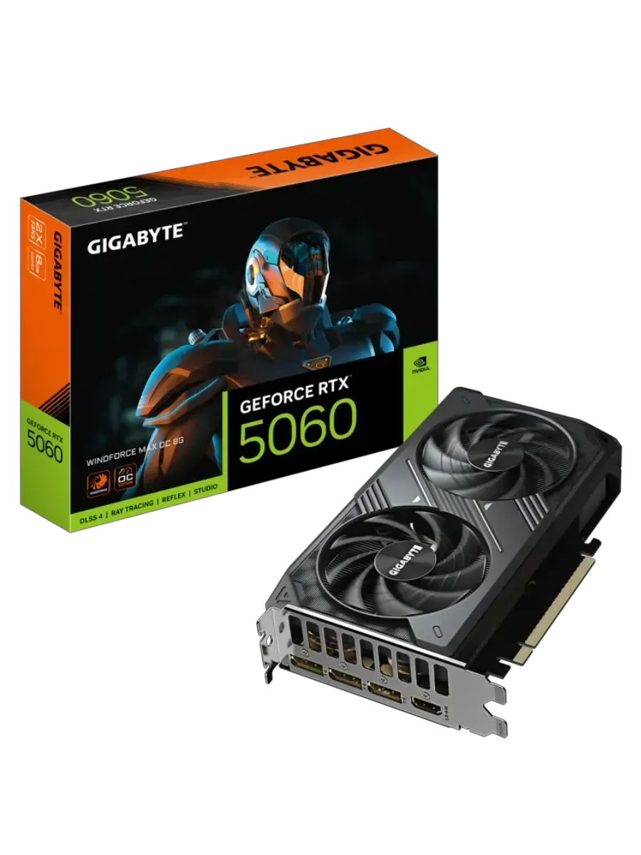 Видеокарта GeForce RTX 5060 WINDFORCE MAX OC, 8 ГБ Gigabyte 1179686666 купить за 60 397 ₽ в интернет‑магазине Wildberries