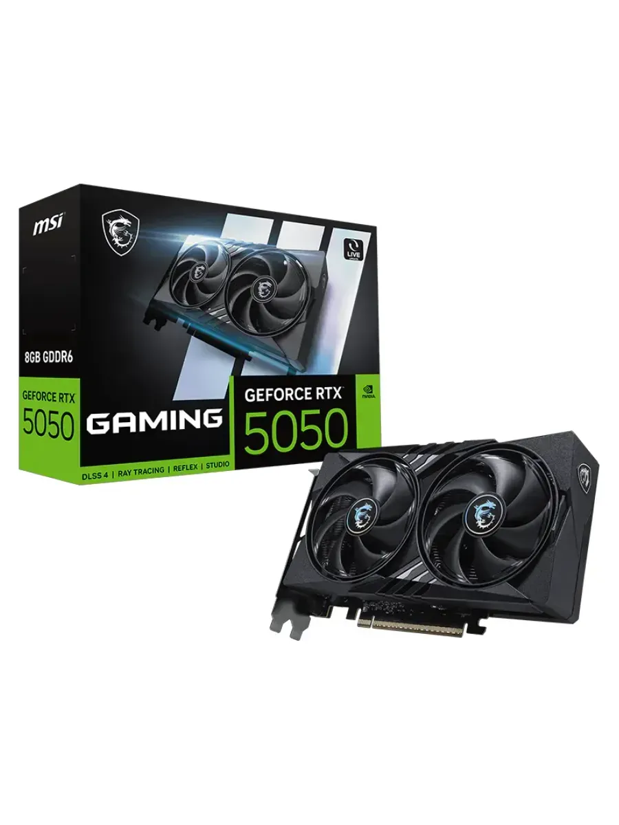 MSI Видеокарта GeForce RTX 5050 GAMING, 8 ГБ