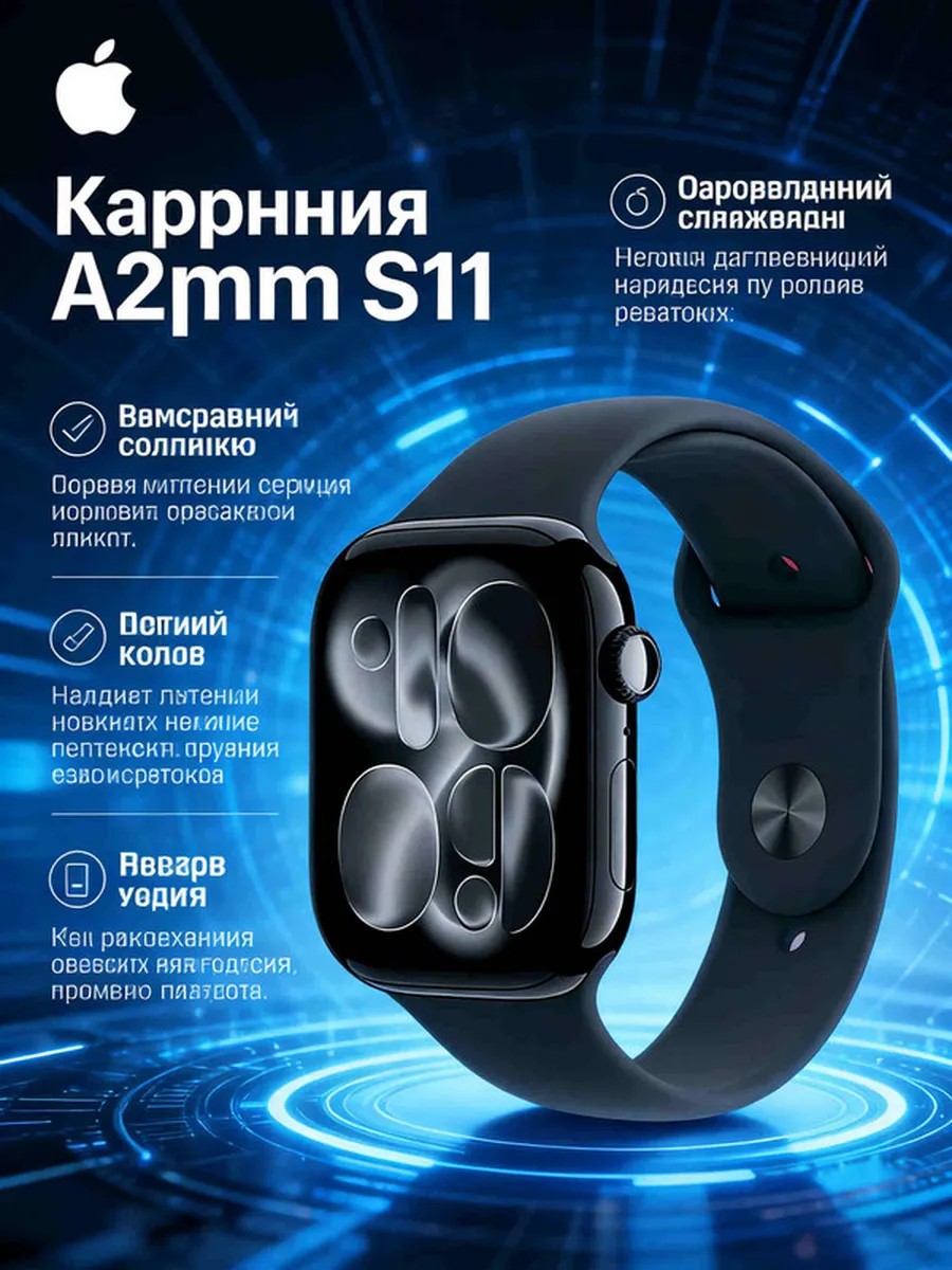Apple Watch S11 42 мм измерение давления