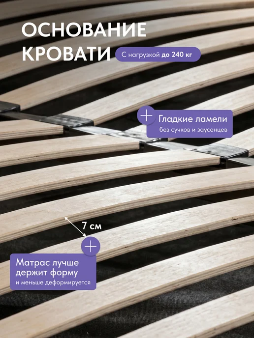 Диван24 Кровать двуспальная 160x200 на ножках с подъемным механизмом, 120x200, фото 3