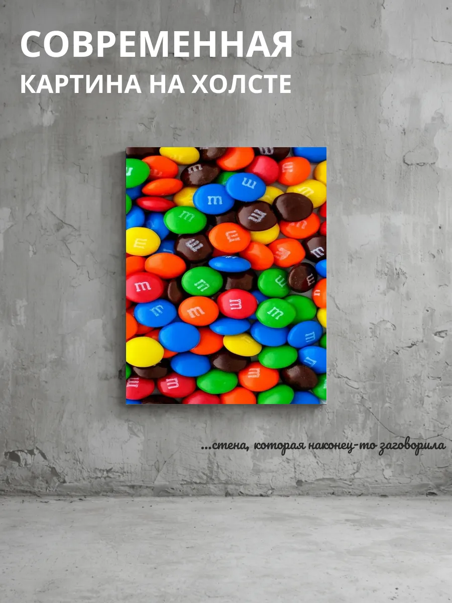 Картина на холсте Конфетная