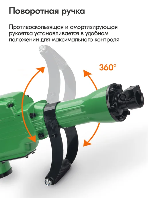 ZITREK Молоток отбойный электрический ZKJH2000W, в кейсе, 2000 Вт, фото 8