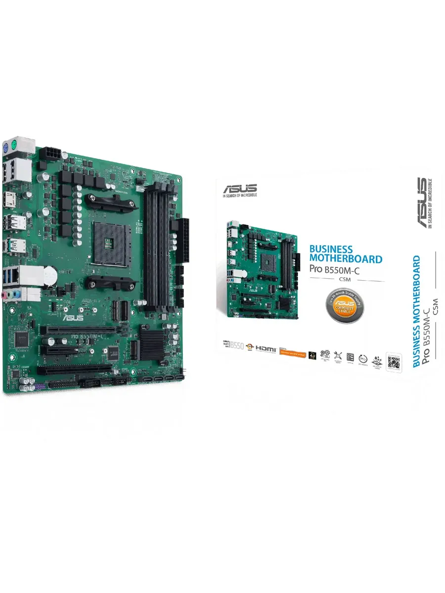 Материнская плата PRO B550M-C CSM Asus 1180404698 купить в интернет‑магазине Wildberries