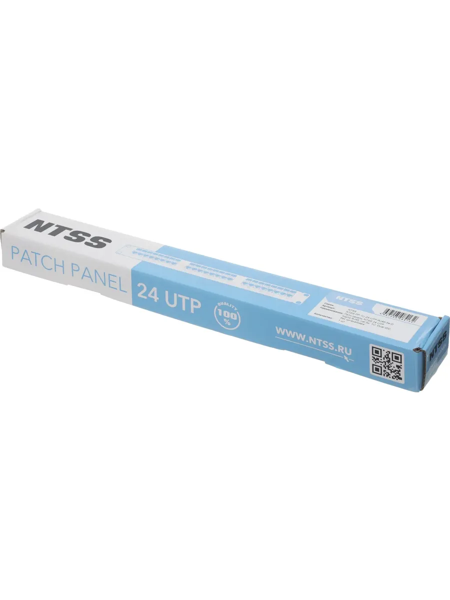 Коммутационная панель -PP-1U-24-UTP-RJ45-5E-D