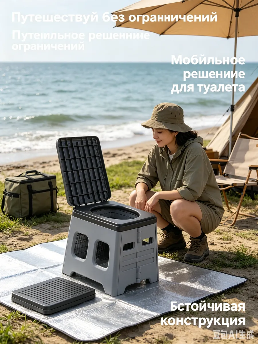 Био туалет складной походный туристический