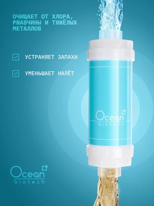 Фильтр для душа от хлора и ржавчины, вариант, фото 7