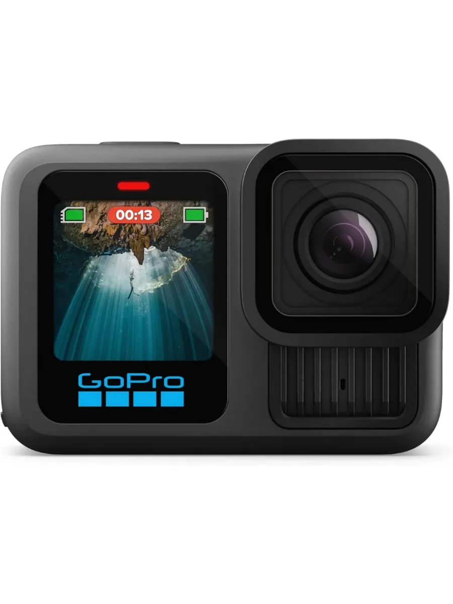 GoPro Экшн‑камера HERO13 Black — 5.3K60, 27Мп, водонепроницаемая