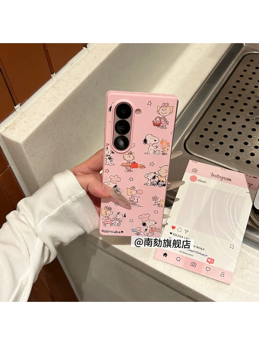 Чехол для Samsung Galaxy Z Fold7, Пикс Baker Snoopy