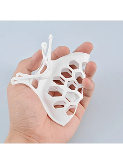 5 шт многоразовых держателей для масок 3D внутри, белый, 5 шт, фото 3