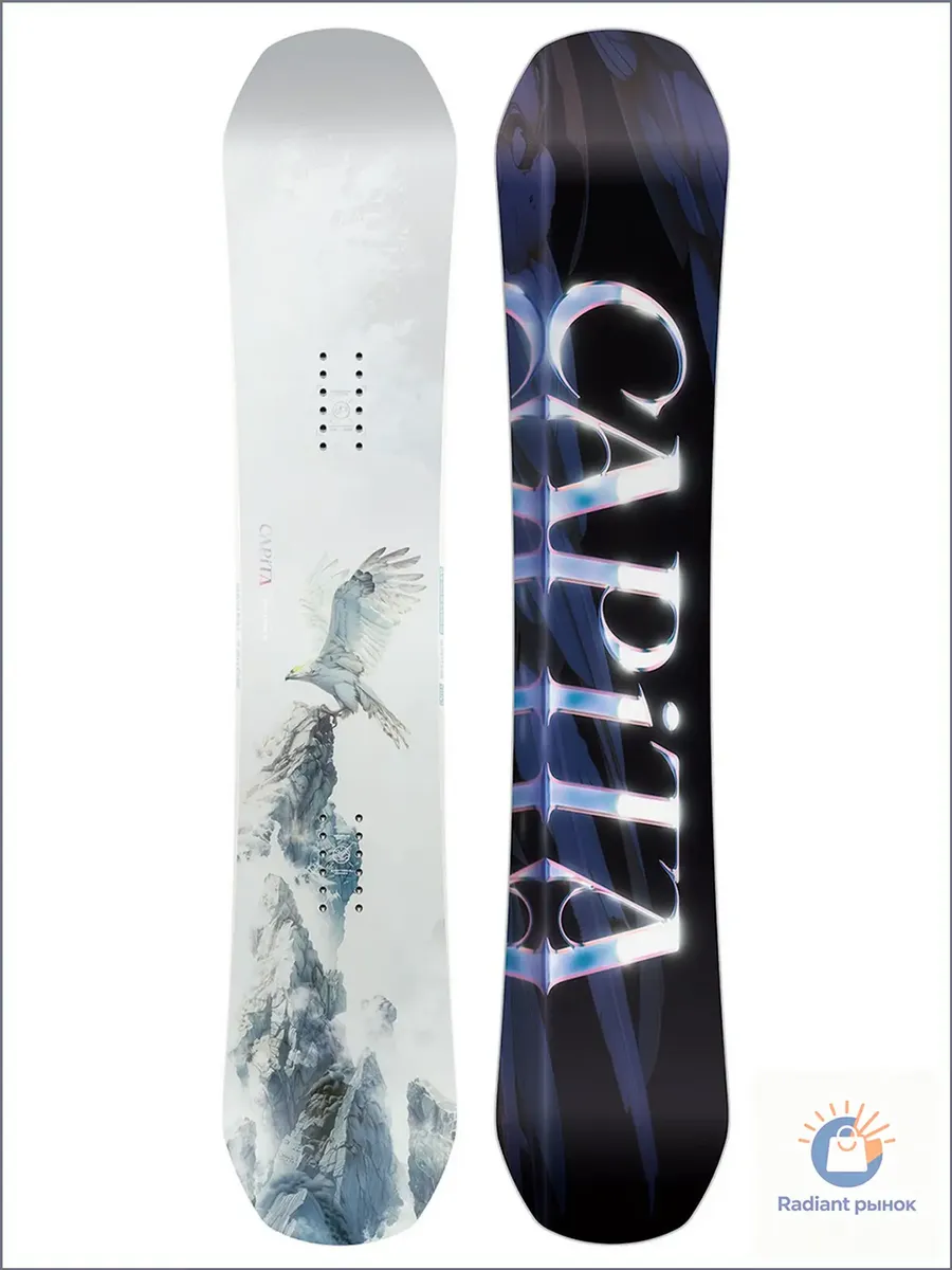 Сноуборд White dark blue/белый темно-синий, 148 см