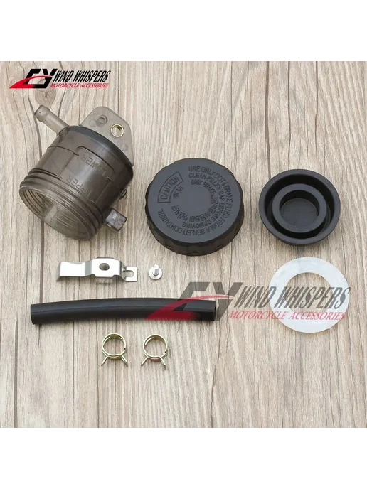 wind whispers Бак тормозной жидкости белый Yamaha YZF-R1 R6 2000-2015, белый, фото 5